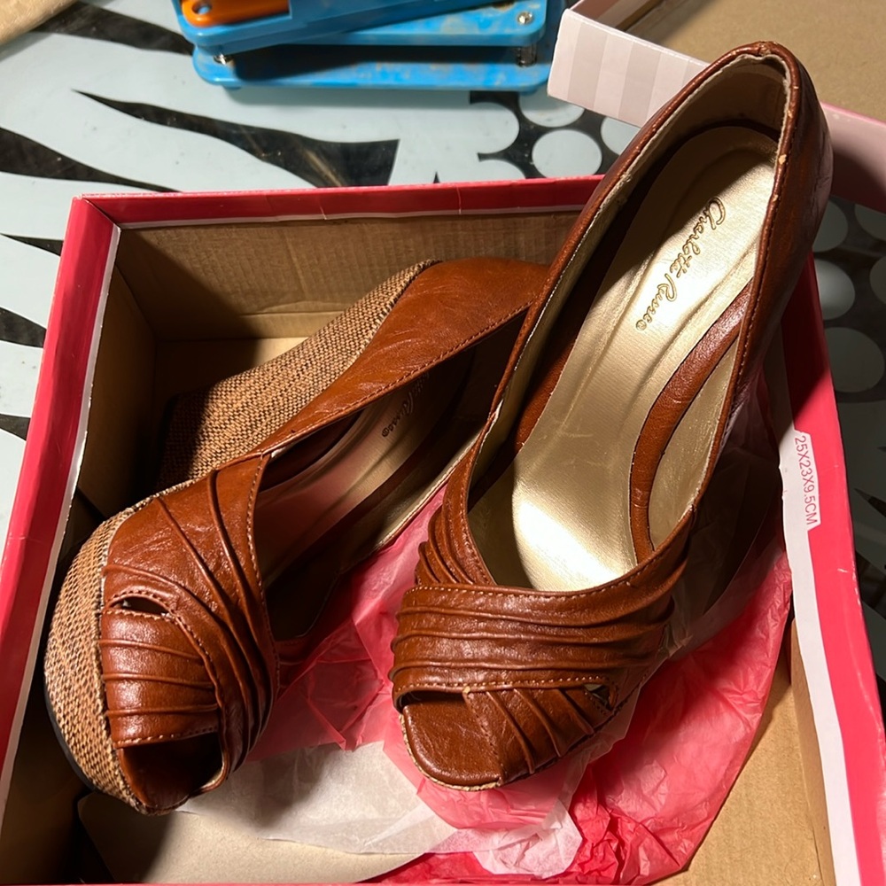 Charlotte Russe wedge sandals